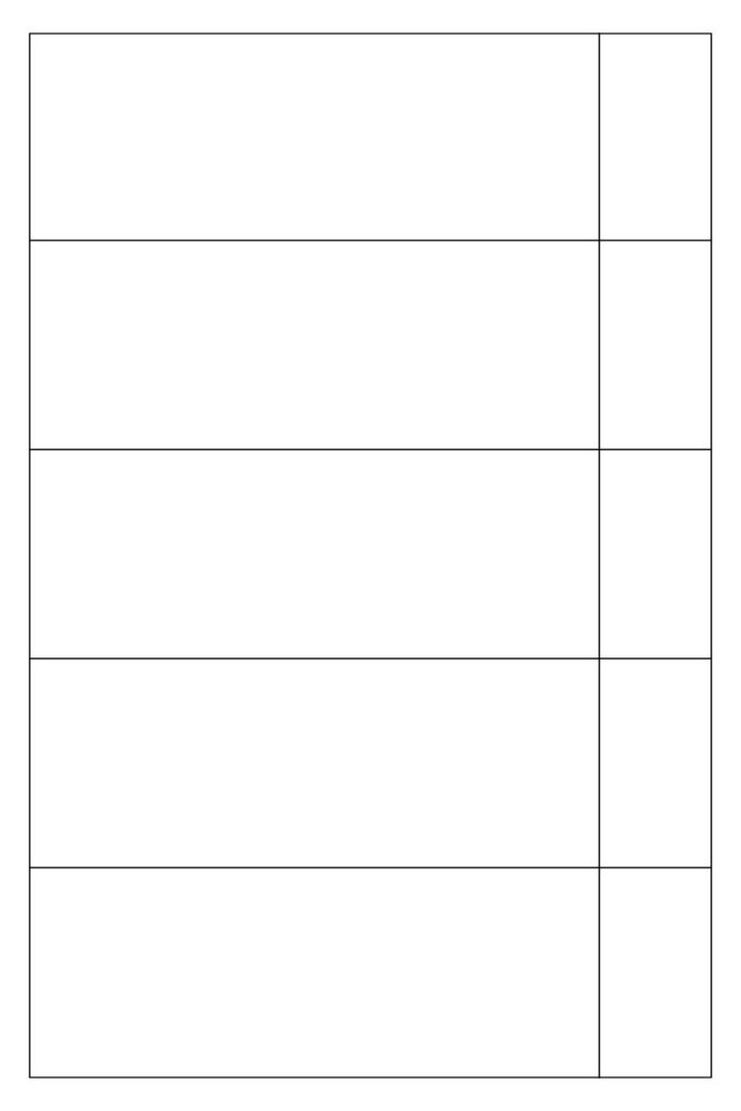 Free Printable Blank 5 Column Chart Templates In PDF PNG And JPG 
