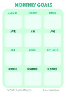 Free Printable Monthly Goal Planner Sheets [PDF] - Printables Hub