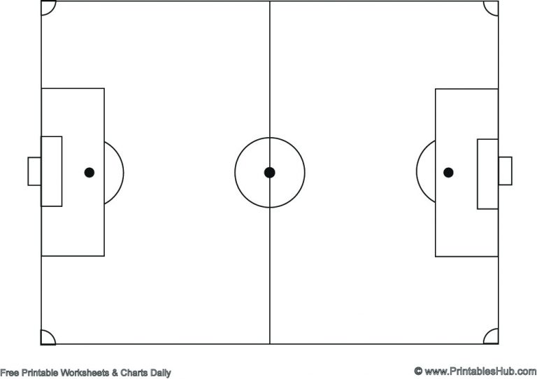 Free Printable Soccer Field Template PDF Printables Hub