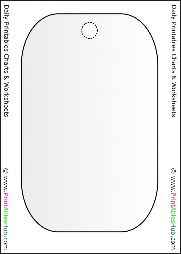 Free Printable Dog Tags Templates [PDF] Printables Hub