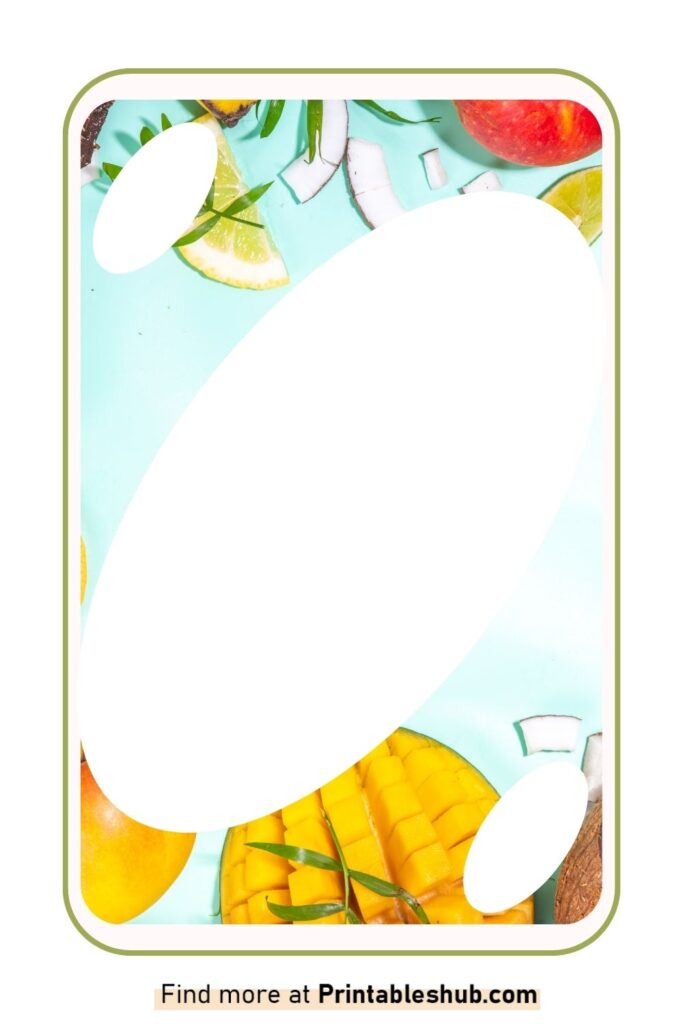 Blank Summer UNO Cards template