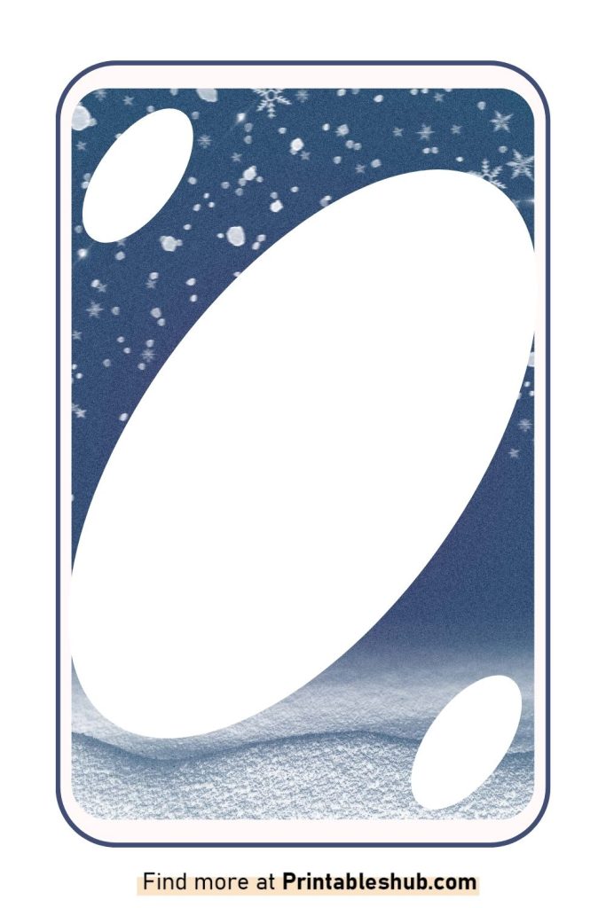 Blank UNO Cards template