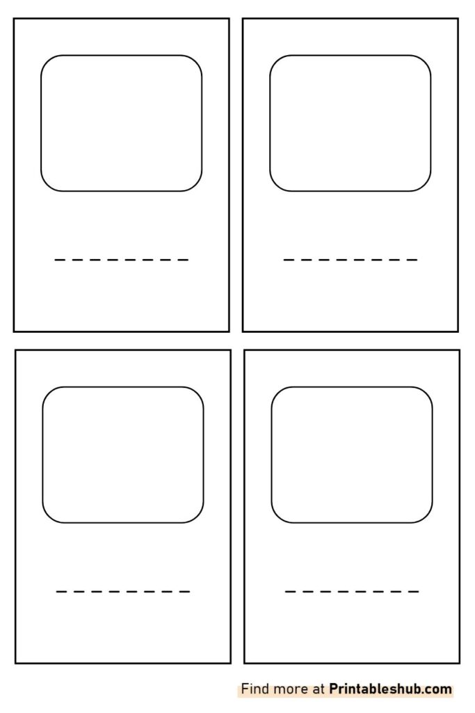 Free Printable Blank Flashcards Template [PDF]