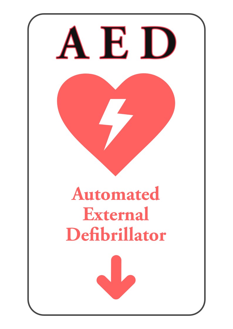 Free Printable AED (Automated External Defibrillator) Signs [PDF] Printables Hub
