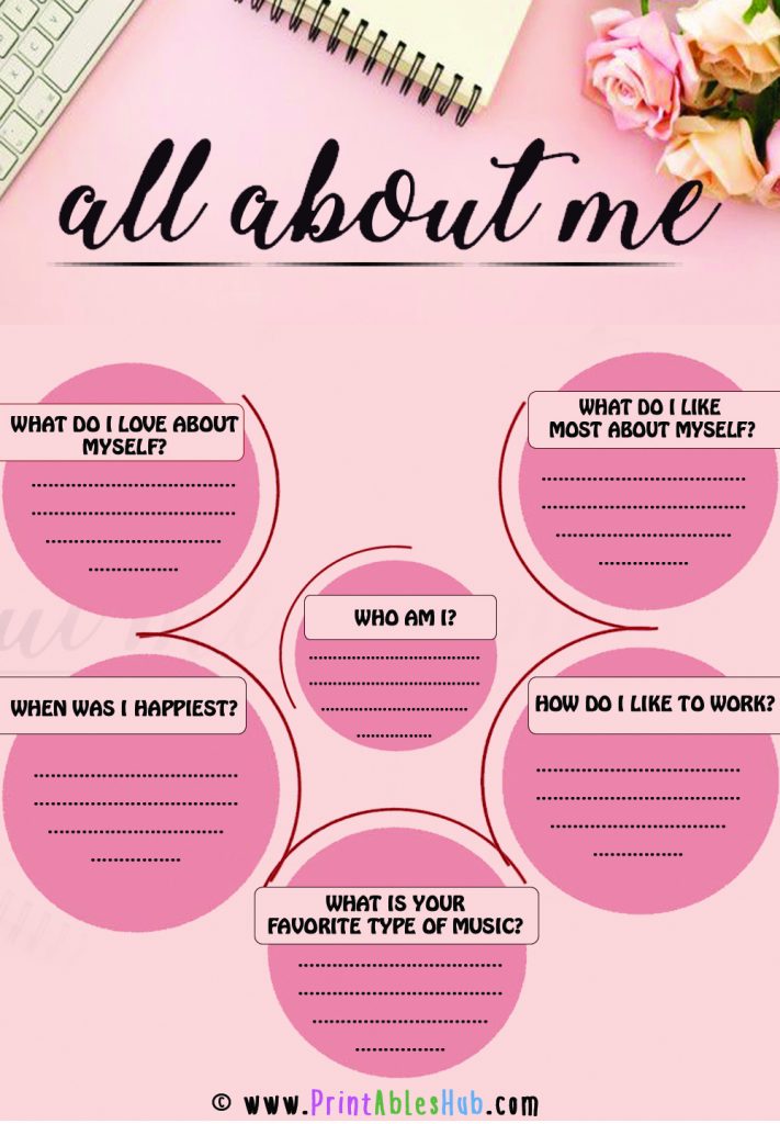 Free Printable All About Me Worksheets for Adults [PDF] - Printables Hub