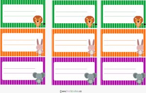 Free Printable Name Tags for Preschoolers [PDF] - Printables Hub