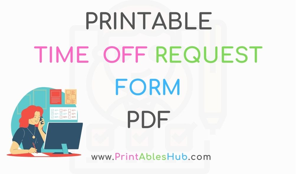 Free Printable Time Off Request Form [PDF] (+Employee Time Off Record