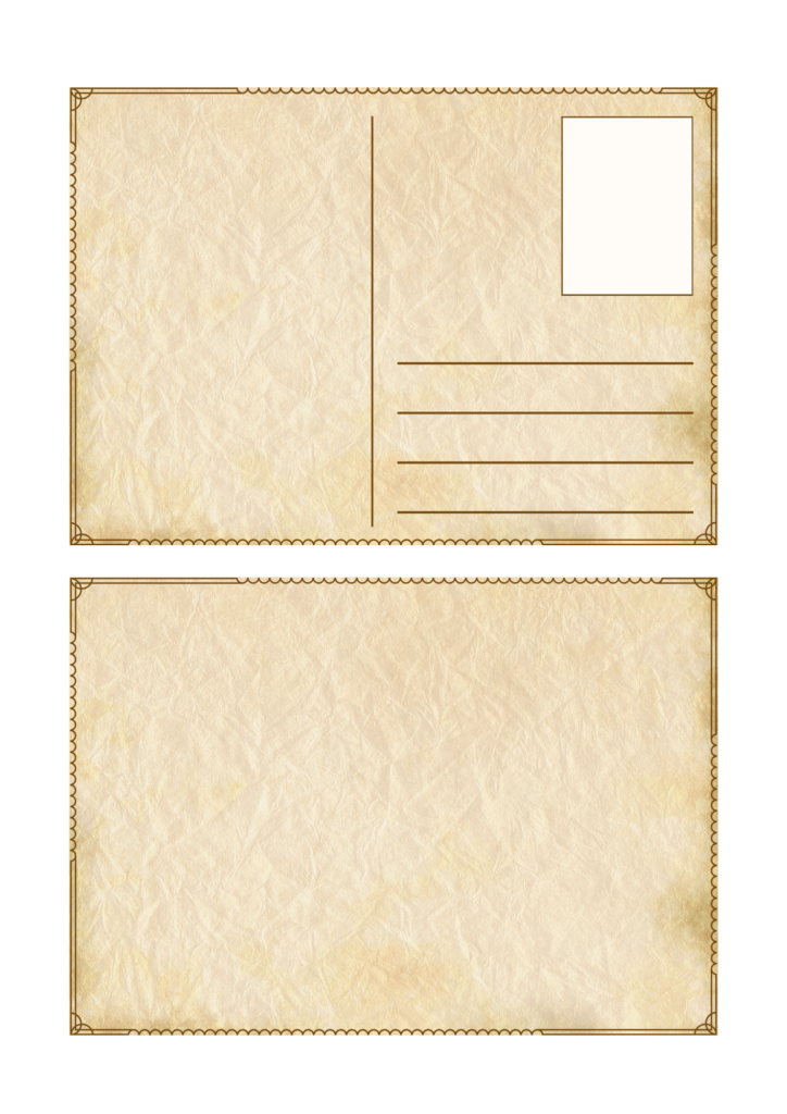 Free Printable Blank Postcard Template