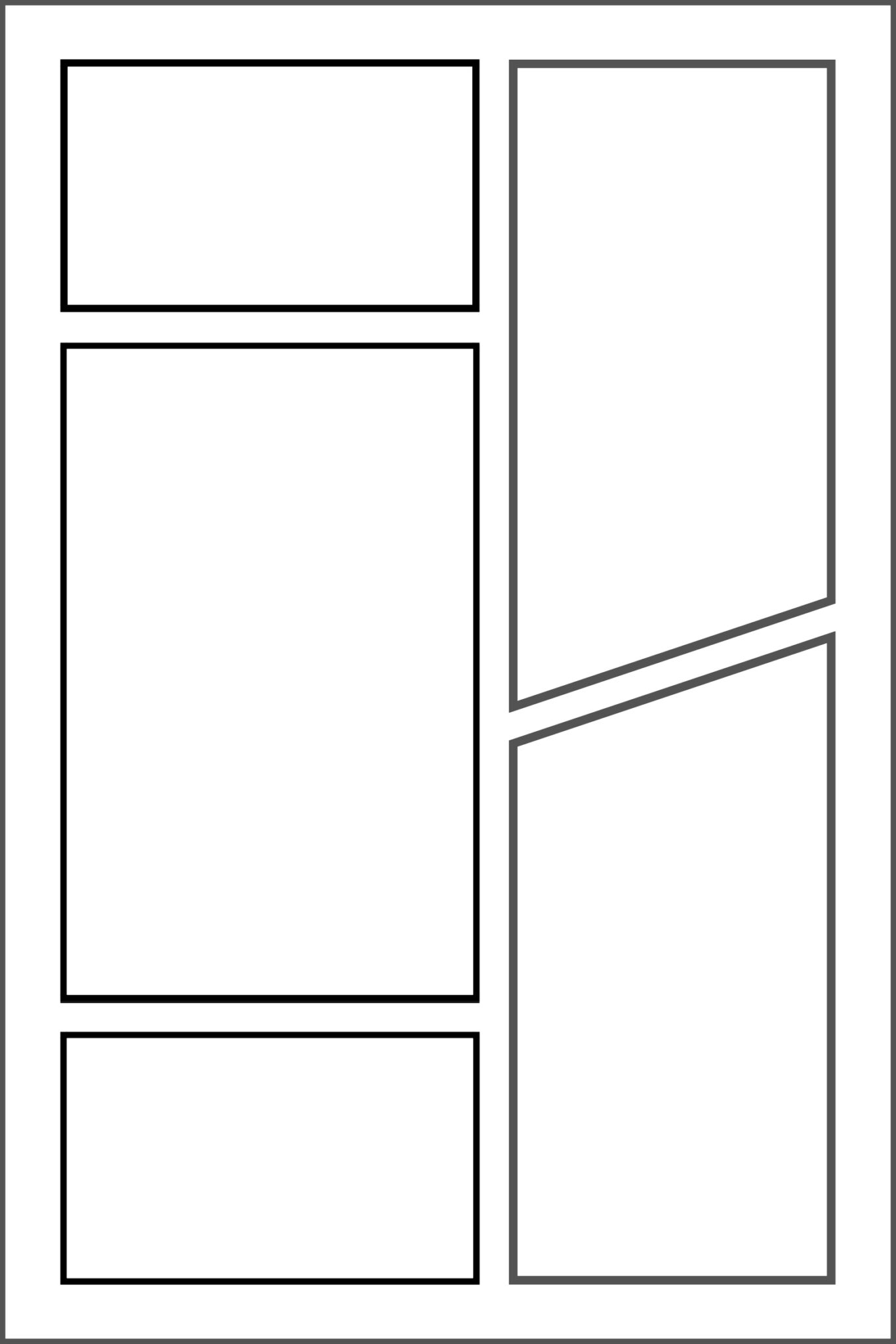 Free Printable Comic Strips/Pages Templates [PDF Included] - Printables Hub