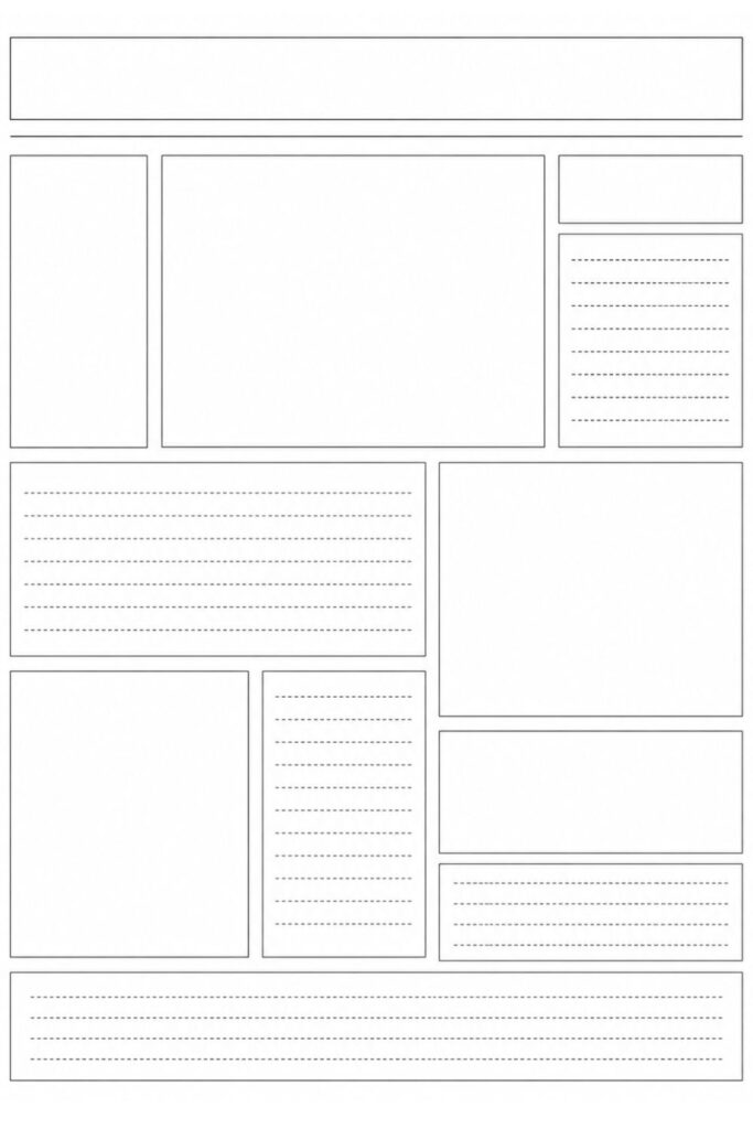 Free Printable Blank Newspaper Template