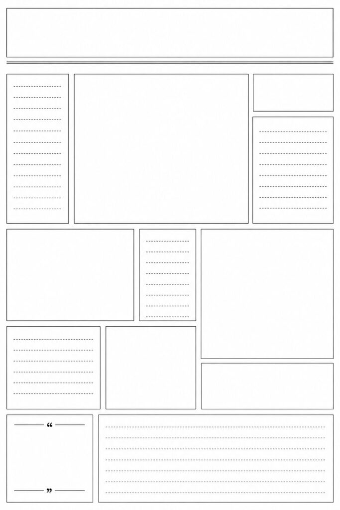 Free Printable Blank Newspaper Template