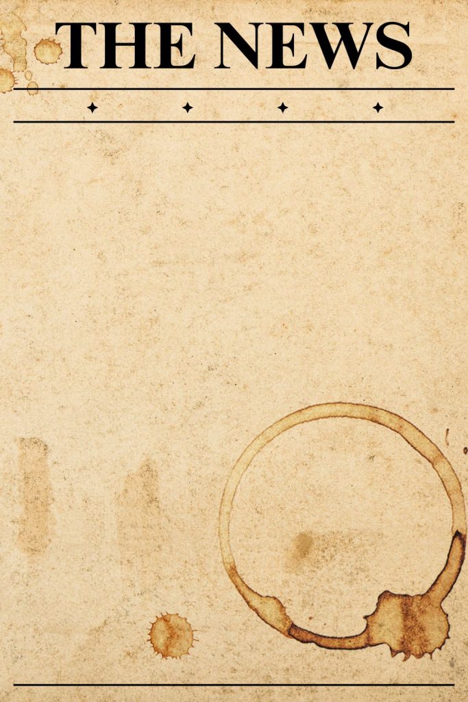 Free Printable Blank Newspaper Template