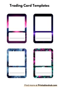 Free Printable Blank Trading Card - Trading Card Template 6 200x300 