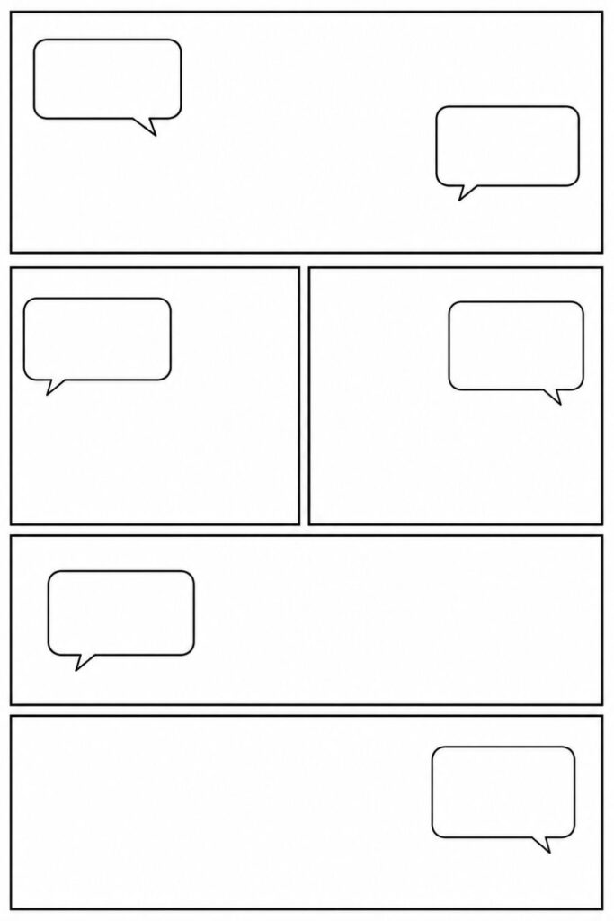 Free Printable Comic Strips/Pages Template