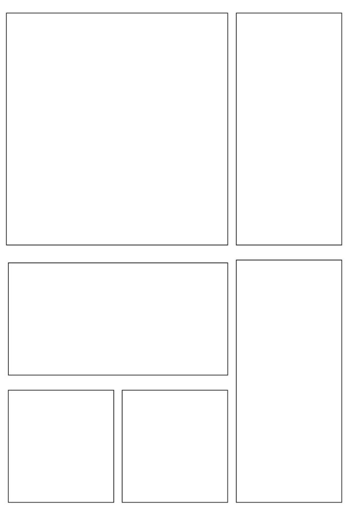 Free Printable Comic Strips/Pages Template