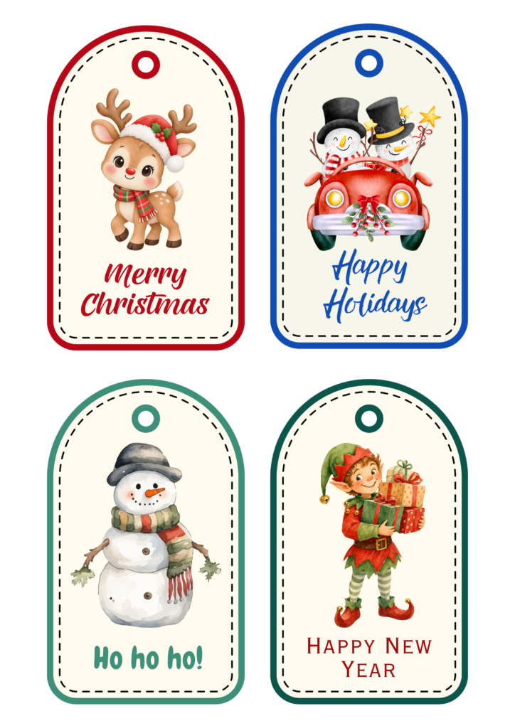Printable Christmas Tags