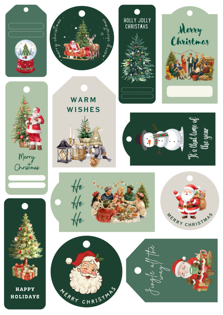 Printable Christmas Tags