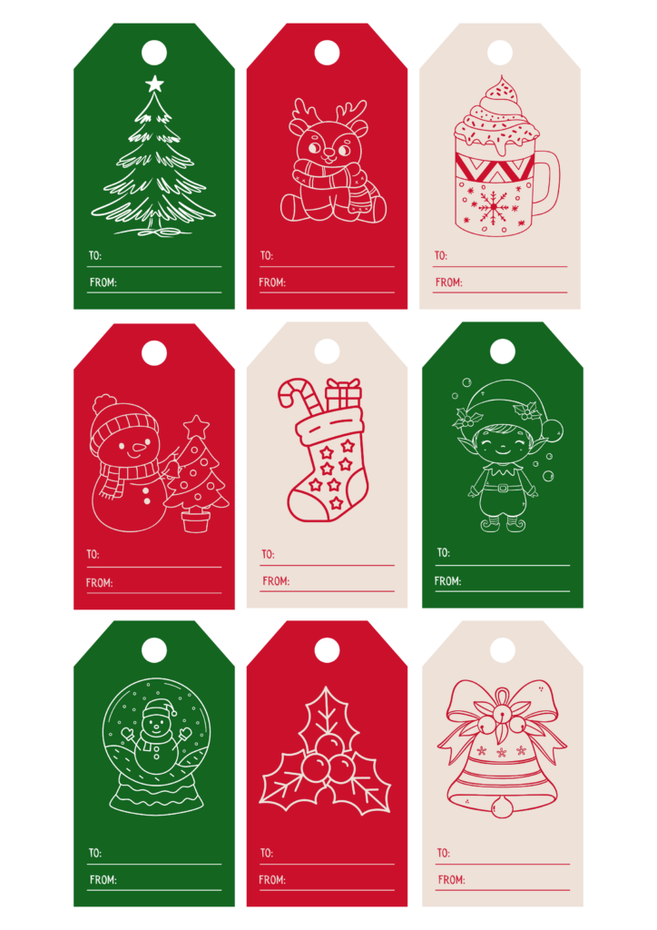 Printable Christmas Tags