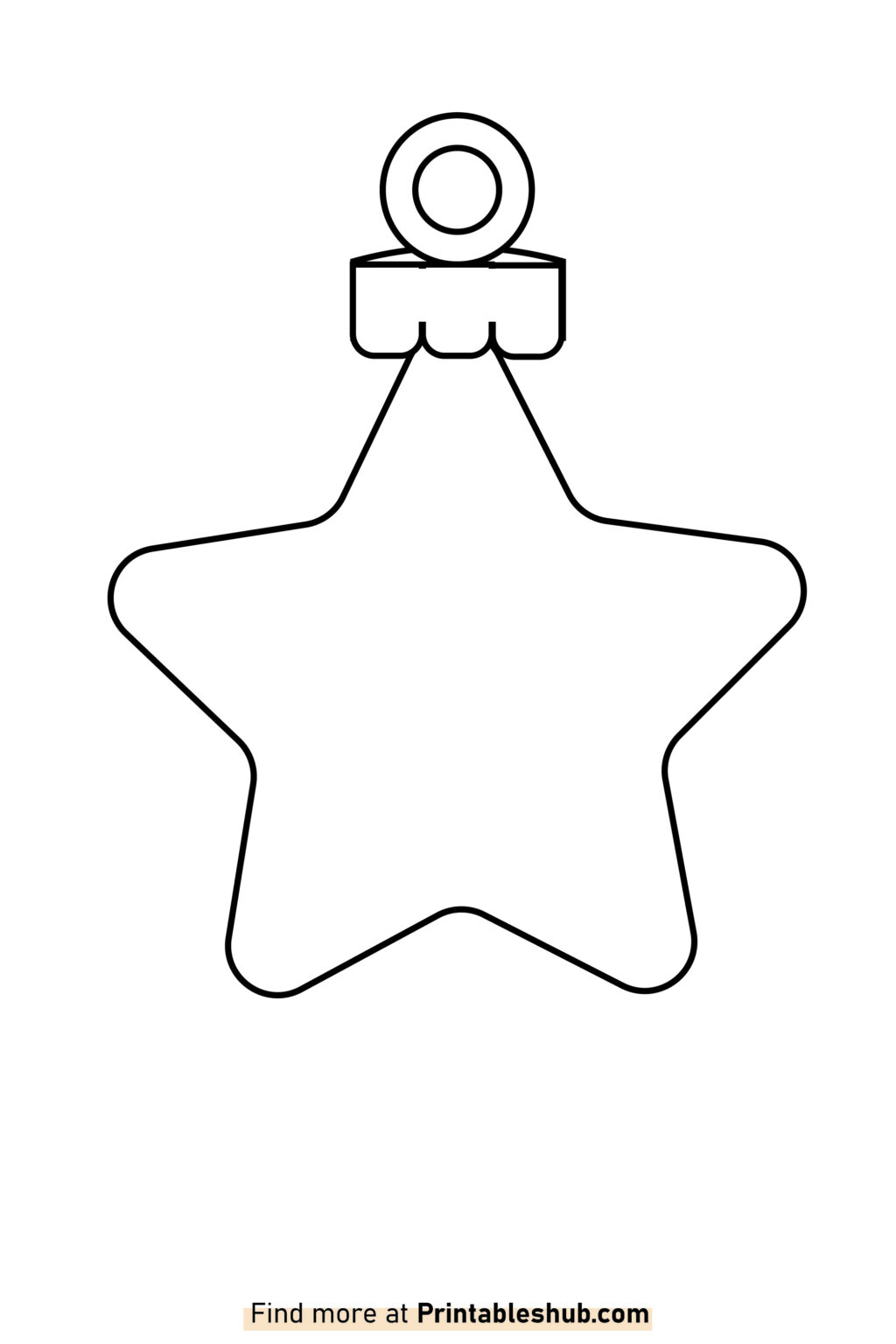 Free Printable Blank Ornaments Templates [PDF Included] - Printables Hub