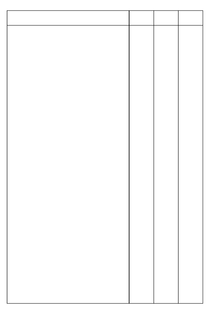 Printable Blank 4 Column Chart Templates PDF Included Printables Hub Printable Blank 4 Column Chart Templates PDF Included Printables Hub