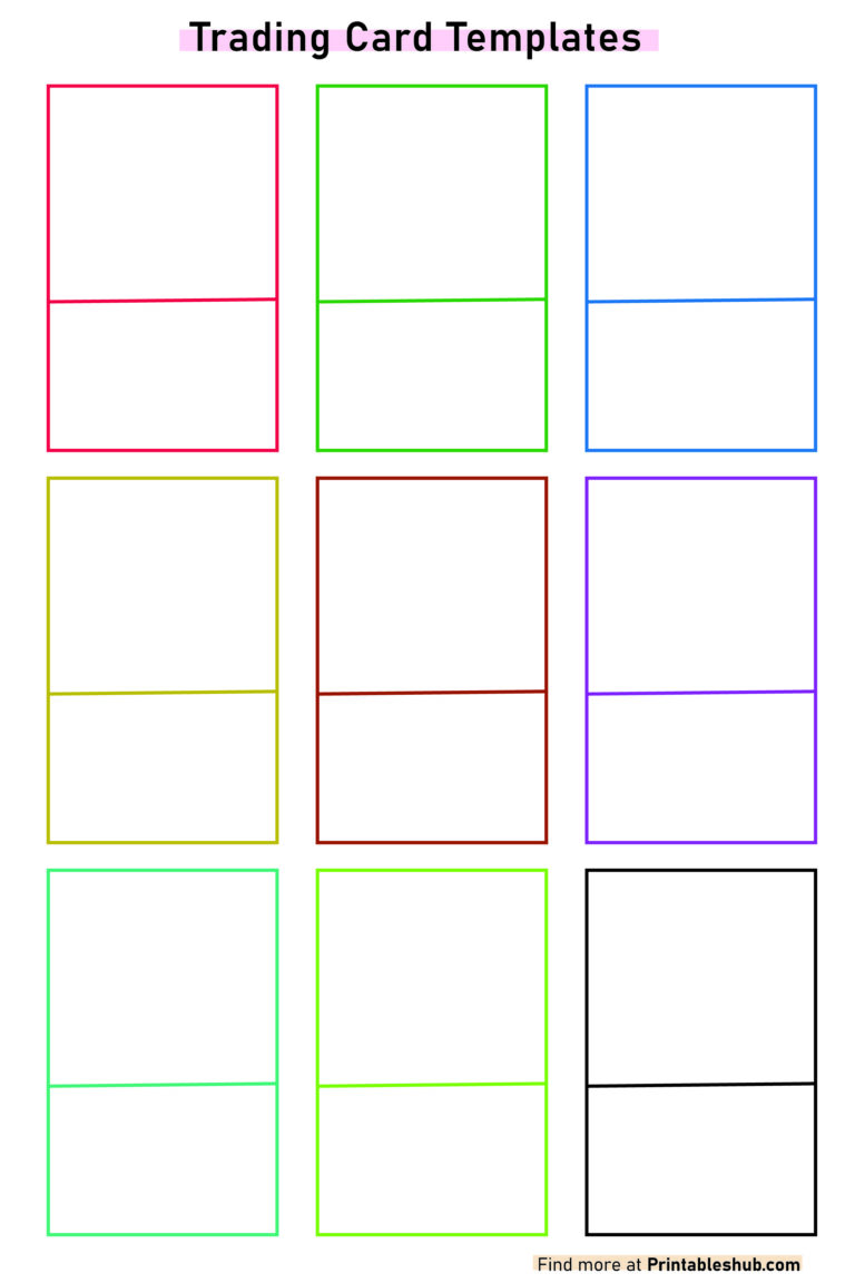 Free Printable Blank Trading Card - Trading Cards Template 5 768x1152 