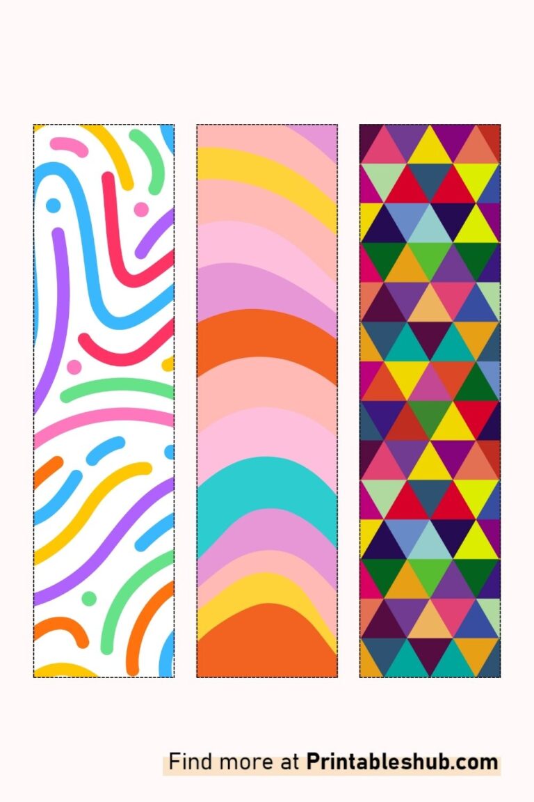 Free Printable Creative Bookmarks [PDF Included] - Printables Hub