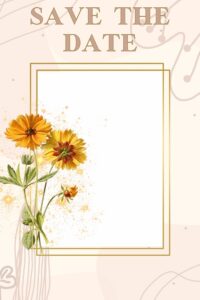 Printable Save the Date Templates - Printables Hub