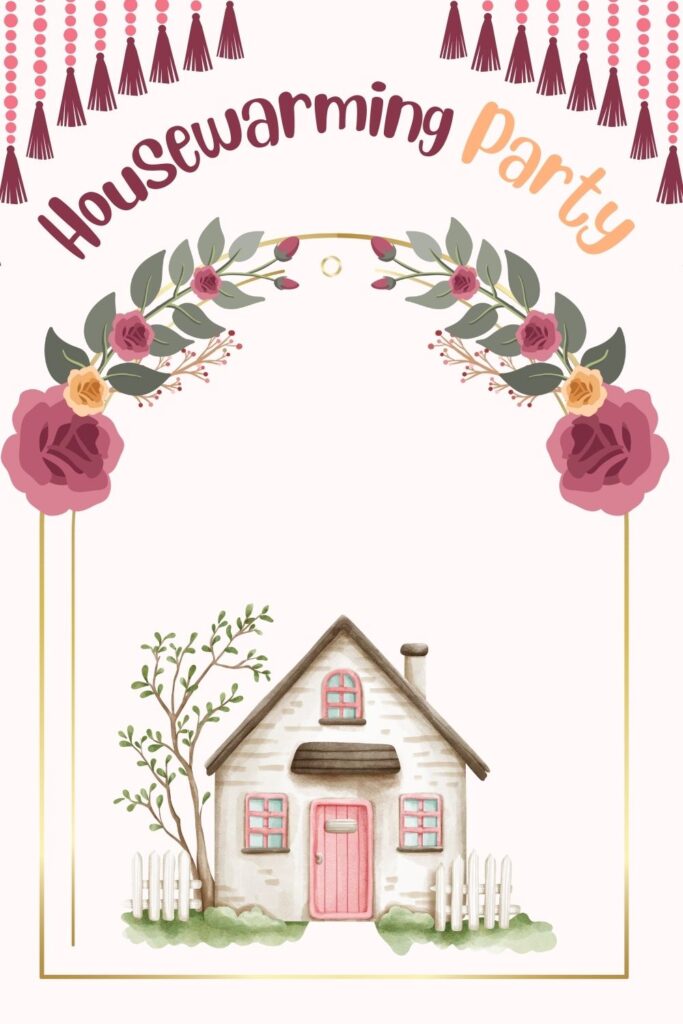 Blank Housewarming Party Invitation Templates [Printable PDFs Also ...