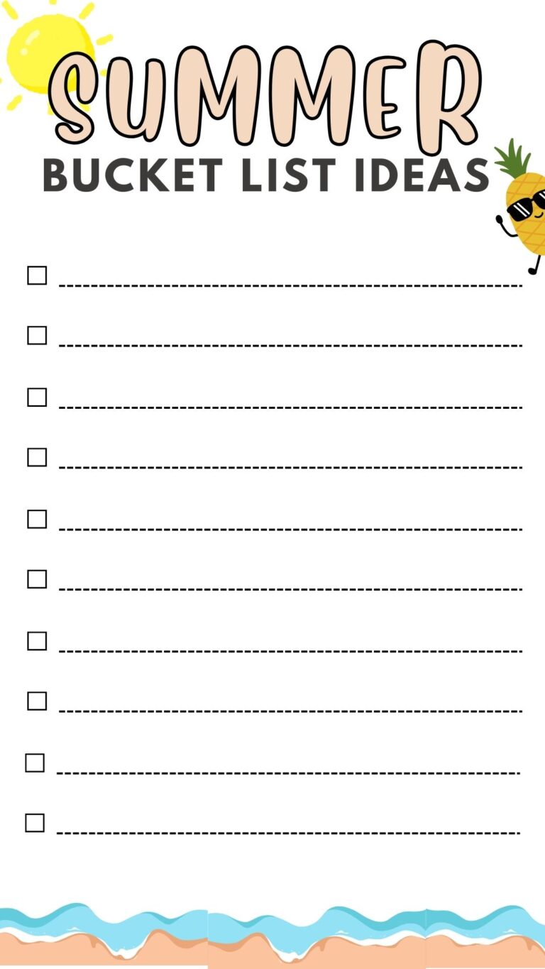 Printable Bucket List Ideas - Printables Hub
