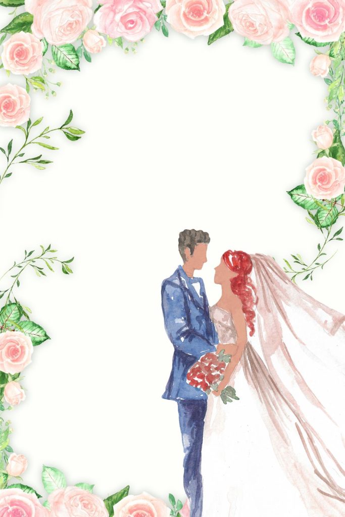 Printable Blank Bridal Shower Invitation Template With PDF