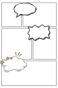 Free Printable Comic Strips/Pages Templates [PDF Included] - Printables Hub