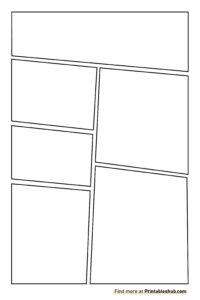 Free Printable Comic Strips/Pages Templates [PDF Included] - Printables Hub