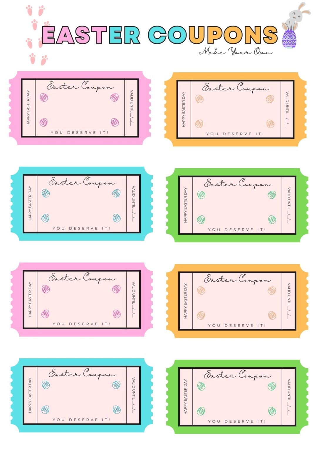 Free Printable Blank Coupon Templates [PDF] - Printables Hub
