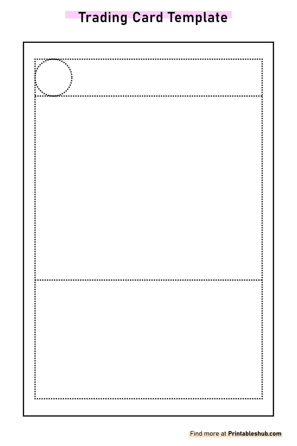 Free Printable Blank Trading Card Templates PDF Included Printables Hub Free Printable Blank Trading Card Templates PDF Included Printables Hub