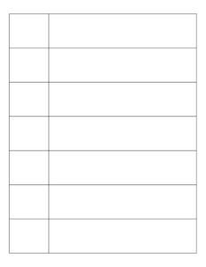 Free Printable 2-Column Chart Templates [With PDF] - Printables Hub