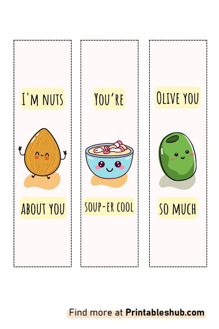 Free Printable Creative Bookmarks [PDF Included] - Printables Hub
