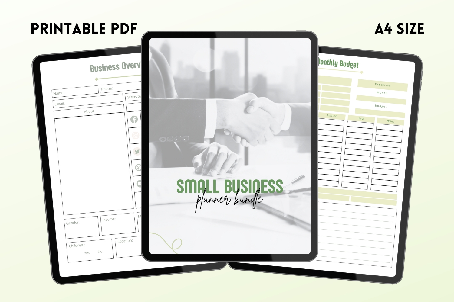 Printable Small Business Planner Templates - Printables Hub