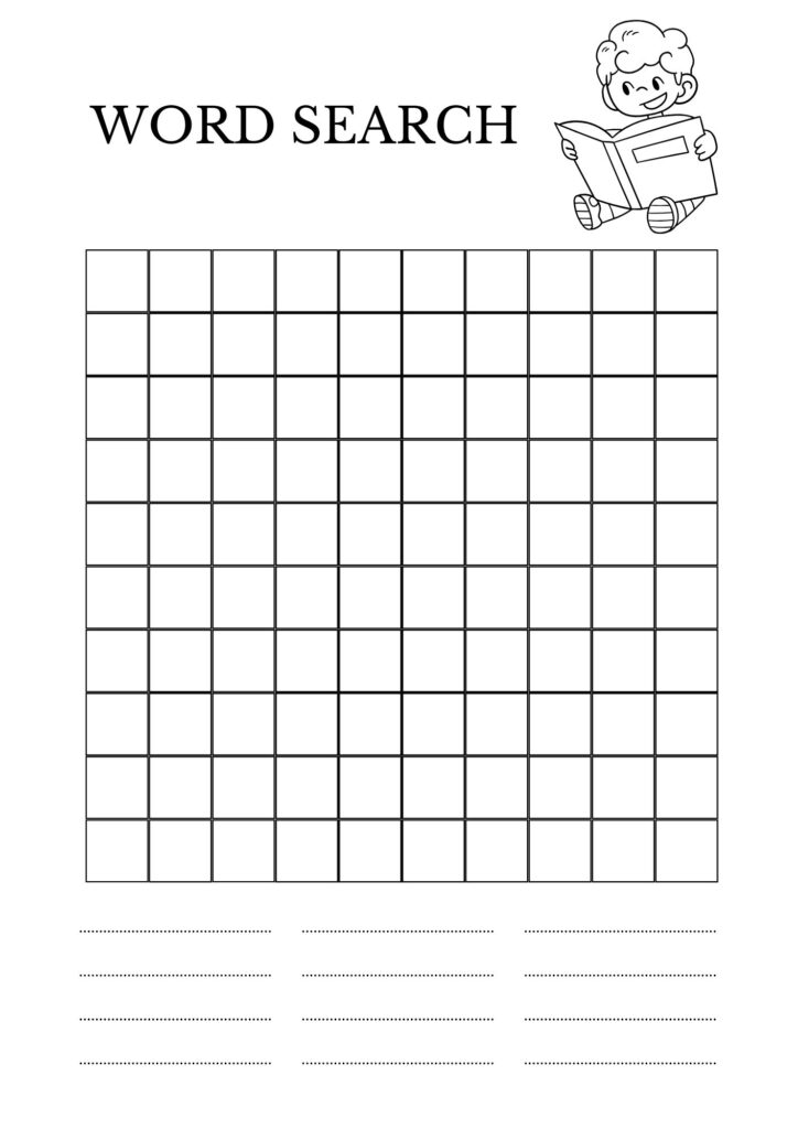 Free Printable Blank Word Search Templates PDF Included Printables Hub Free Printable Blank Word Search Templates PDF Included Printables Hub