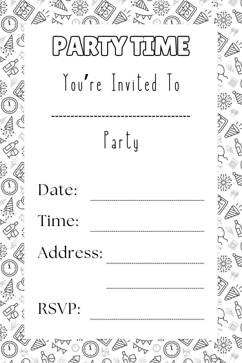 Free Printable Party Invitation Templates Printables Hub Free Printable Party Invitation Templates Printables Hub