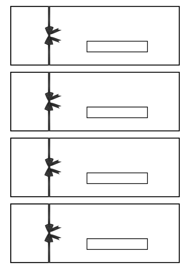 Blank Ticket Designs Template