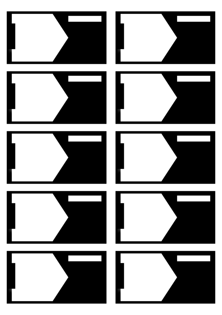 Blank Ticket Designs Template
