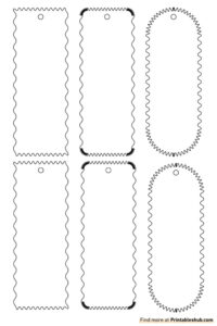 Free Printable Blank Bookmark Templates [PDF Included] - Printables Hub