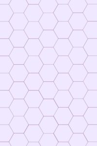 Free Printable 1-inch Hexagon Templates (Grid Layout &amp; Graph Paper ...