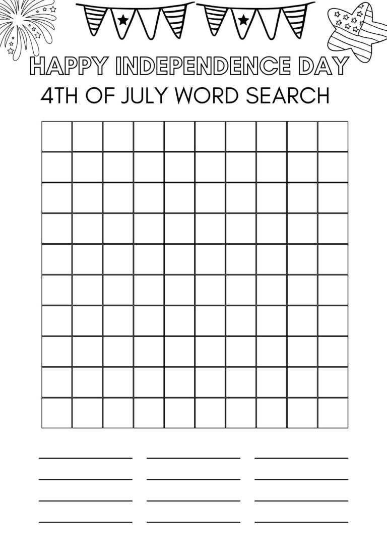 Free Printable Blank Word Search Templates Pdf Included Free Printable Blank Word Search Templates Pdf Included