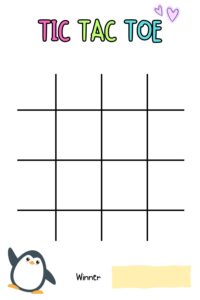 Printable Blank Tic Tac Toe Sheet Templates [PDF Included] - Printables Hub