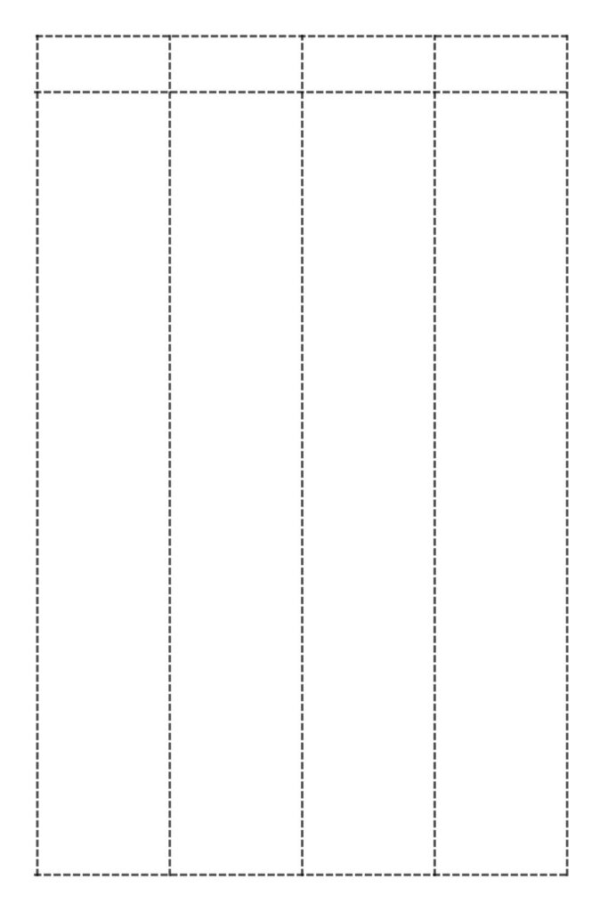 Printable Blank 4 Column Chart Templates PDF Included Printables Hub Printable Blank 4 Column Chart Templates PDF Included Printables Hub