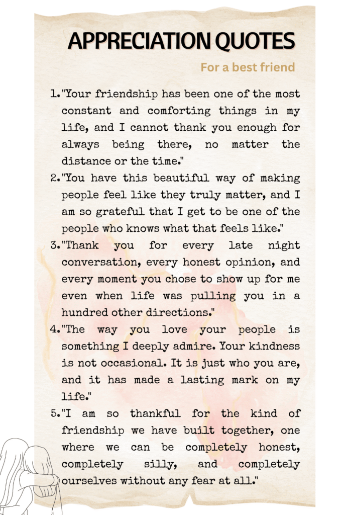 Printable List of Appreciation Quotes