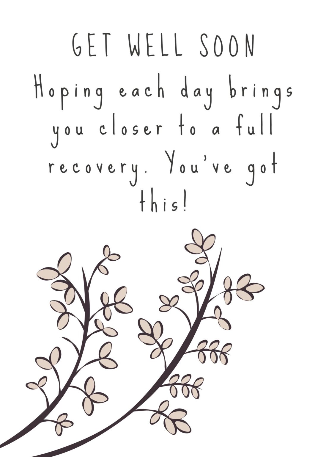Printable Get Well Soon Message Cards [PDF Included] - Printables Hub