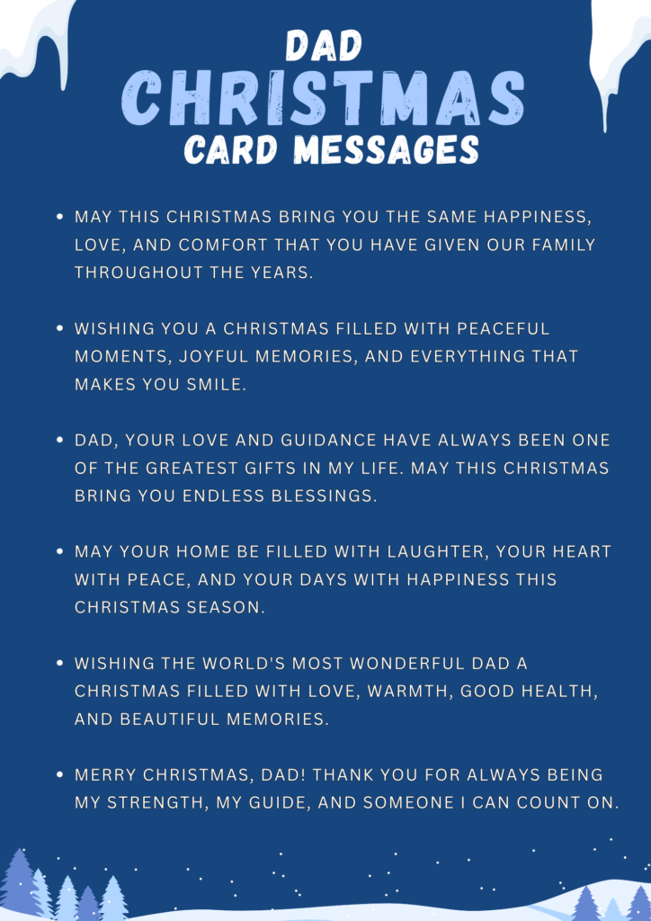 Printable Christmas Messages For Cards