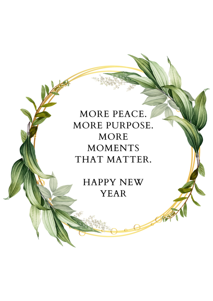 Printables New Year Wishes Card